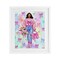 Stupell Industries Trendy Ribbon Fashion Framed Print Under Glass, design by Jess Stempel